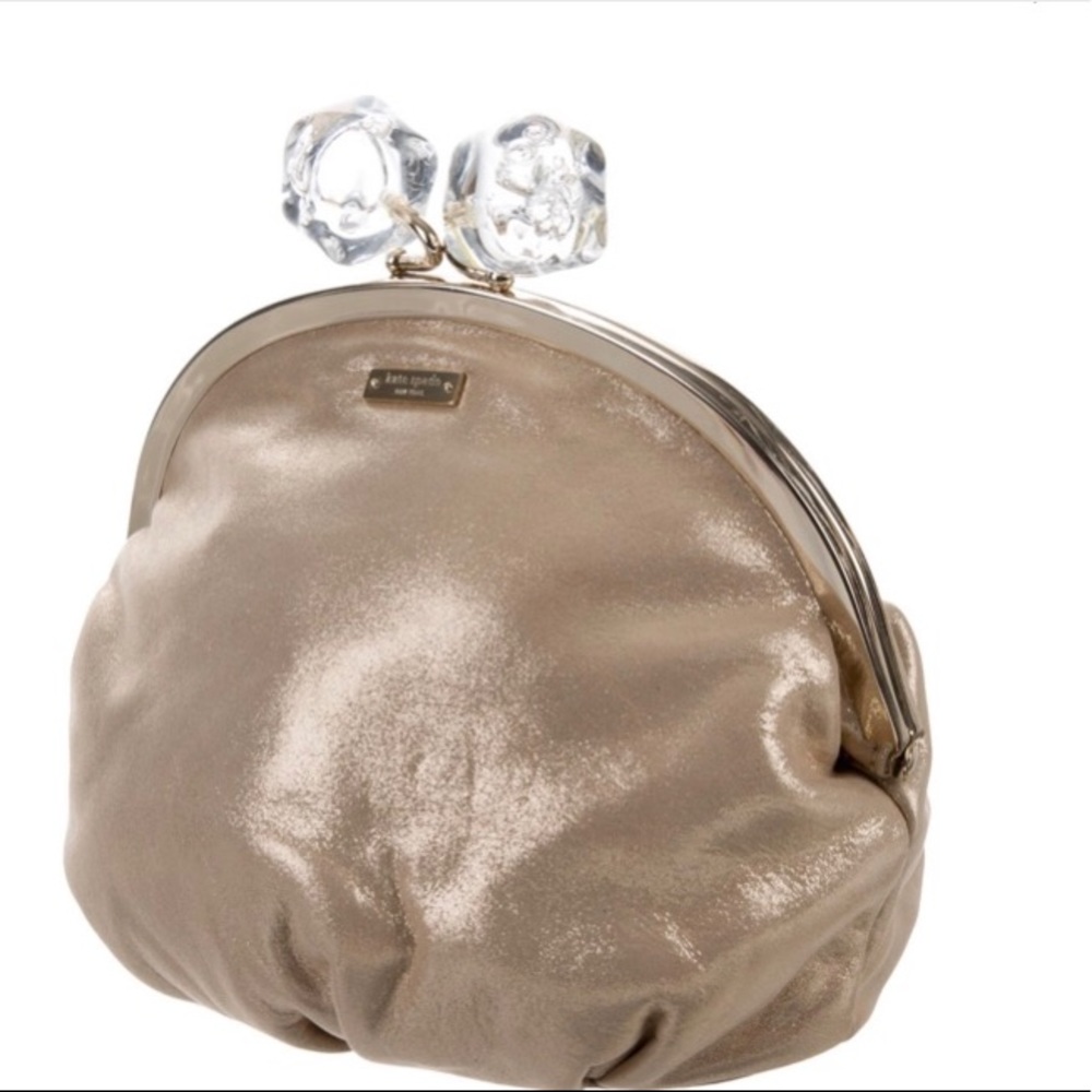 NWT Kate Spade Sparkling Point Metallic Dina Bag